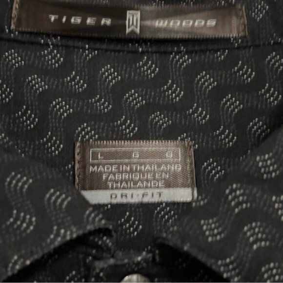 Tiger Woods Nike Golf Polo Shirt Men L - Picture 4 of 4